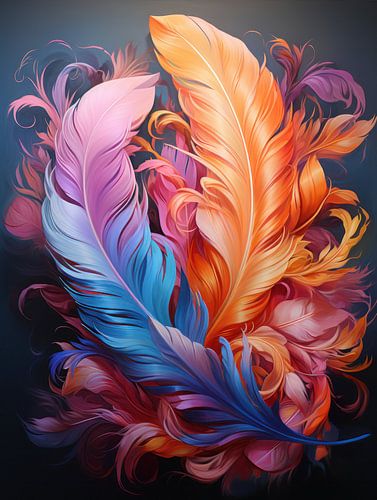 Dance of the Feathers | colourful