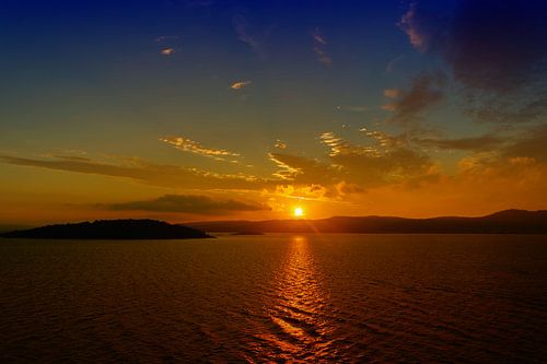 zonsondergang noorwegen