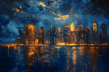 Golden Glow over the City