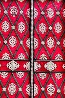 Praag - Deur rood - wit