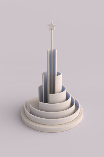 Turm mit Stern von Jörg Hausmann
