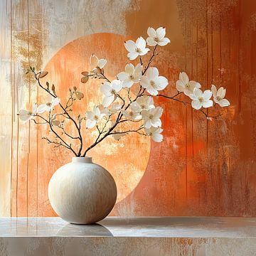 Bloemen Stilleven Modern van Kunst Kriebels
