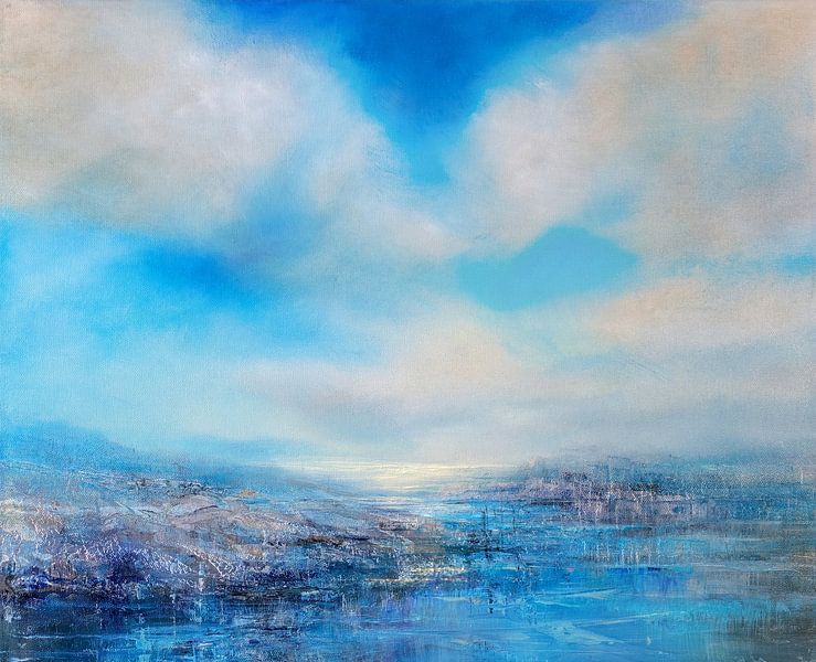 Weites blaues Land von Annette Schmucker
