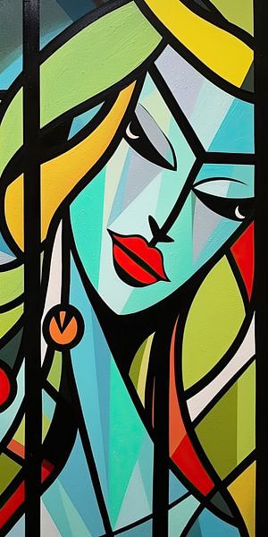 Moderner Picasso Nr. 46.31 von ARTEO Gemälde