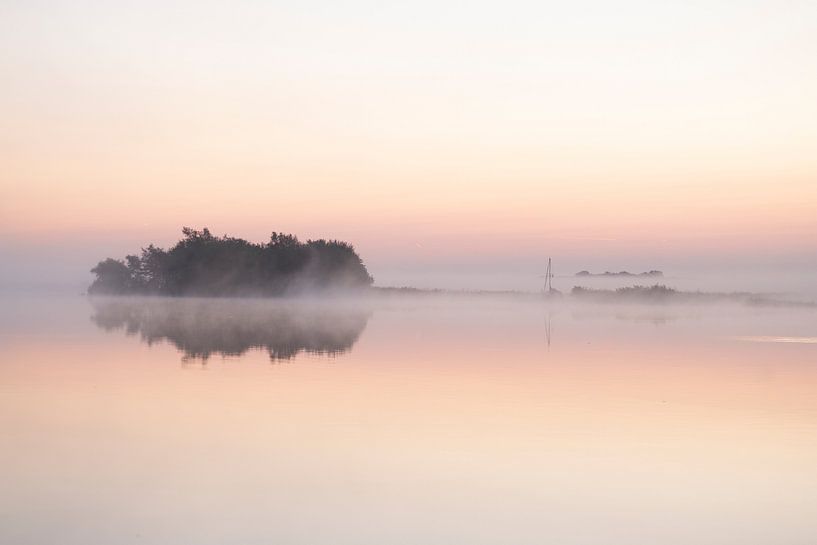 A windless start of a new day by Hans de Waay