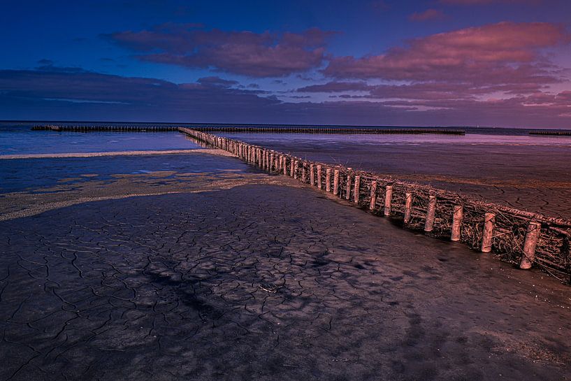Low sun at Wierum by peterheinspictures