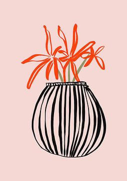 Vase with flowers by Bainai