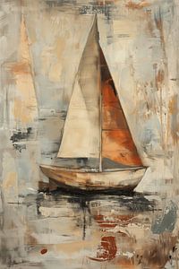 Segelboot abstrakt