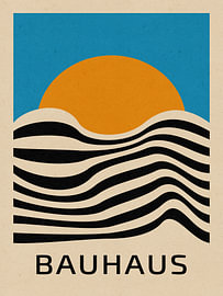 Bauhaus, Am Strand von Hilde Remerie Fotografie und digitale Kunst