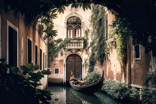 Venetië Romantiek - Schilderachtige Wandkunst