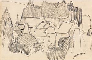 Hermann Stenner - Château de Monschau (1912)