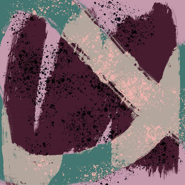Pastel Harmony: Abstract Joyfulness by Dina Dankers