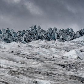 Glacier Flaajokul, Islande sur Herman van Heuvelen