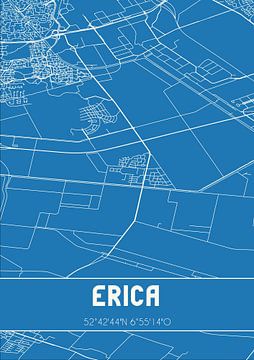 Blueprint | Carte | Erica (Drenthe) sur Rezona