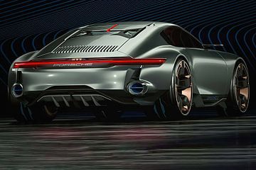 Porsche Cyber 6, Sportwagen. Konzeptfahrzeug von Gert Hilbink