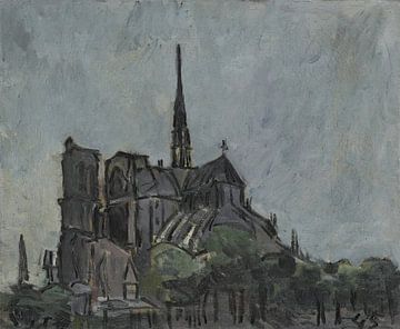 Joaquín Torres García - Notre Dame (1945) von Peter Balan