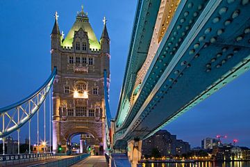 Detail of Tower Bridge in London by Anton de Zeeuw