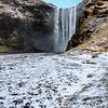 Skogafoss-Wasserfall in Island von Mickéle Godderis