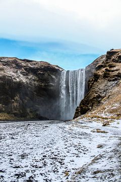 Skogafoss waterfall in Iceland by Mickéle Godderis