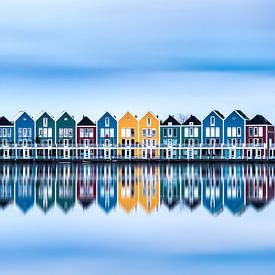 Rietplas Houten Reflectie  van Etienne Hessels