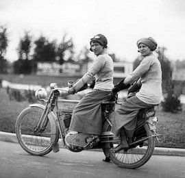 HD Women on Harley by harley davidson