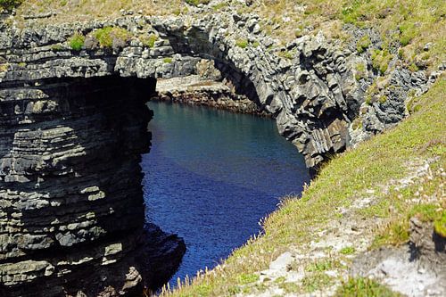 Bridges of Ross - natural rock arch in Ireland