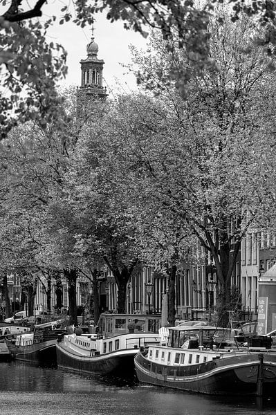 Herfst op de Keizergracht in Amsterdam van Peter Bartelings