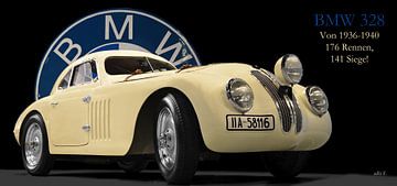 BMW 328 Touring Coupé Le Mans von aRi F. Huber