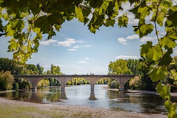 Bridge at Limeuil by Jan van der Knaap