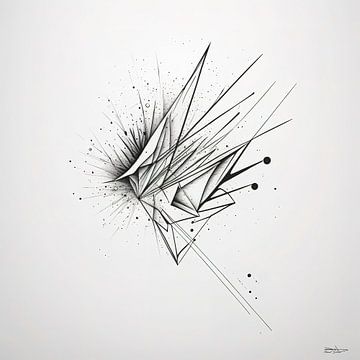 simple line drawing on white background by Gelissen Artworks