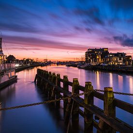 Avondrood Oude Eemskanaal by Arline Photography