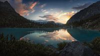 Morning rest in the Dolomites
