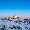 Suisse, Matterhorn, épisode 19 : coucher de soleil. sur Bfec.nl