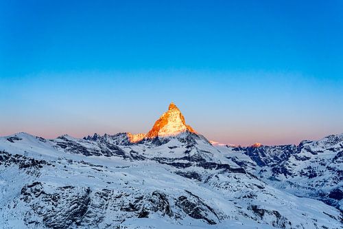 Switzerland: Matterhorn, episode 19 – sunset.