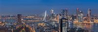Panorama skyline Rotterdam (kleur)
