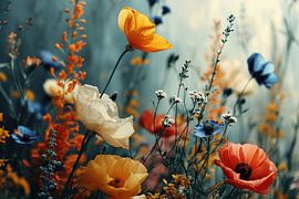 Blumenfeld voller Wildblumen