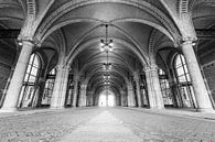 Schwarzweißer Tunnel unter dem Rijksmuseum in Amsterdam von Sjoerd van der Wal Fotografie Miniaturansicht