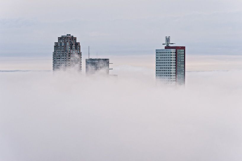 New Orleans, World Port Center und Montevideo | Nebel Rotterdam von Rob de Voogd / zzapback