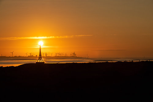 Der Leuchtturm von Delfzijl