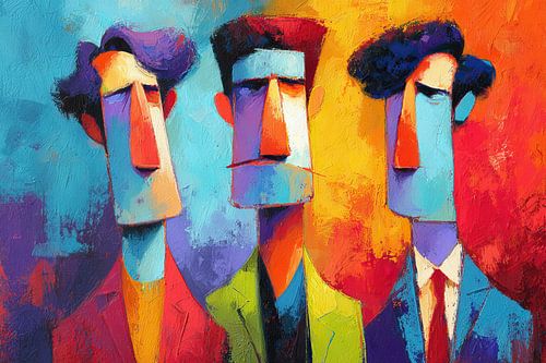 Three Moods by ARTEO Paintings