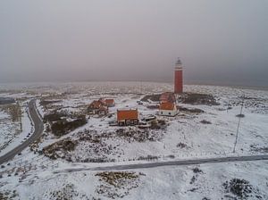 Hiver à Texel - Phare d'Eierland sur Texel360Fotografie Richard Heerschap