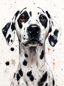 Dalmatian dog animal art #dog