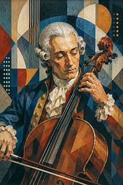 Luigi Boccherini componist schilderij. van Johannes