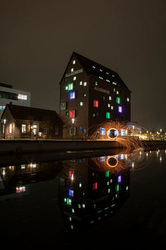Stadt Kleve bei Nacht, Hochschule