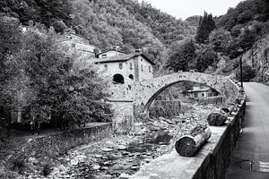 Vieux pont de pierre en Toscane sur Frank Andree