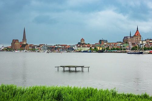 Blick auf die Hansestadt Rostock