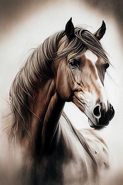Horse portrait by Max Steinwald