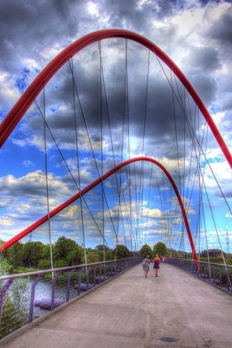 Boogbrug in het Nordsternpark