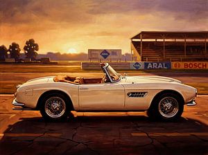 BMW 507 Malerei Nostalgische Kunst