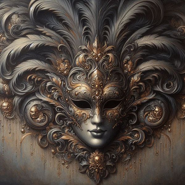Venetian mask by Nicolette Vermeulen